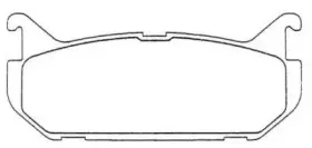 Комплект тормозных колодок, дисковый тормоз AISIN купить